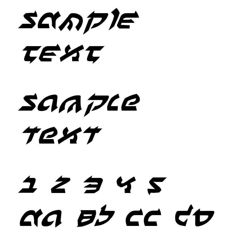 Ben-Zion Expanded Italic
