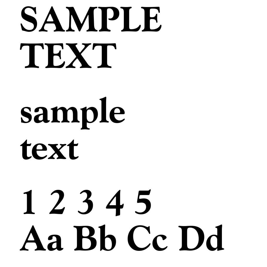 Goudy Old Style Extra Bold BT