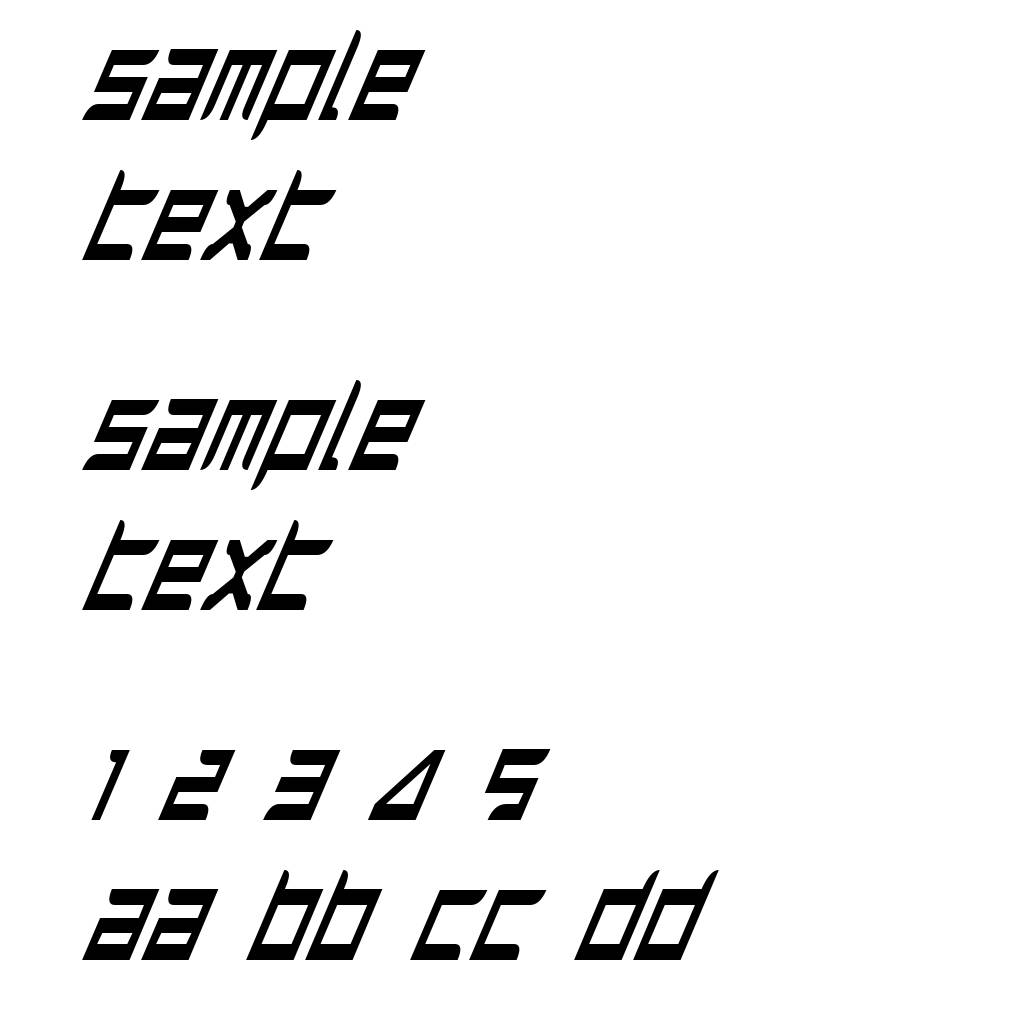 Harrier Condensed Italic