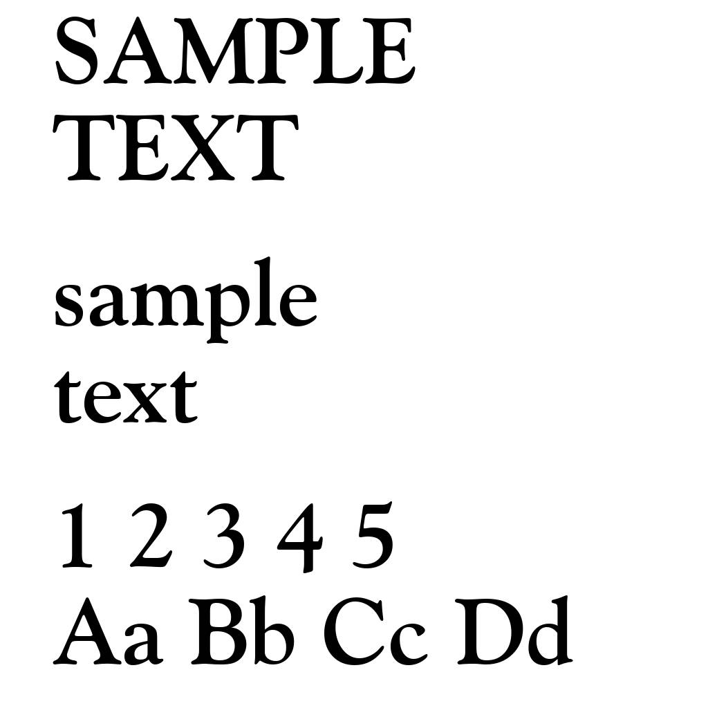 Goudy Old Style Bold BT