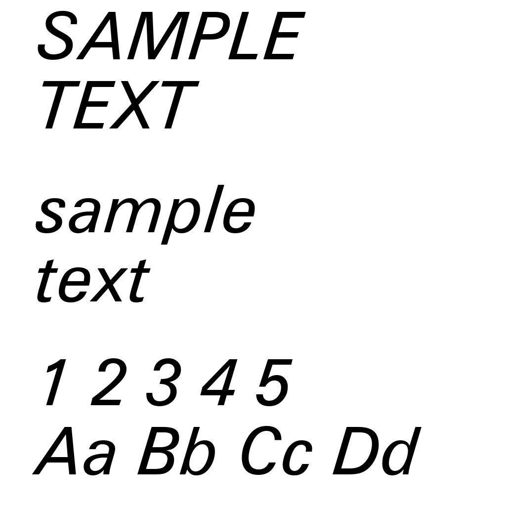 Zurich Italic BT