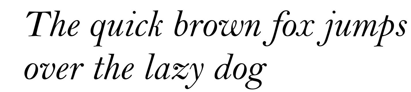 Bell MT Italic