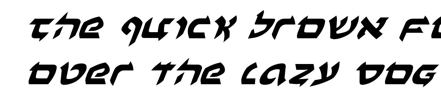 Ben-Zion Expanded Italic
