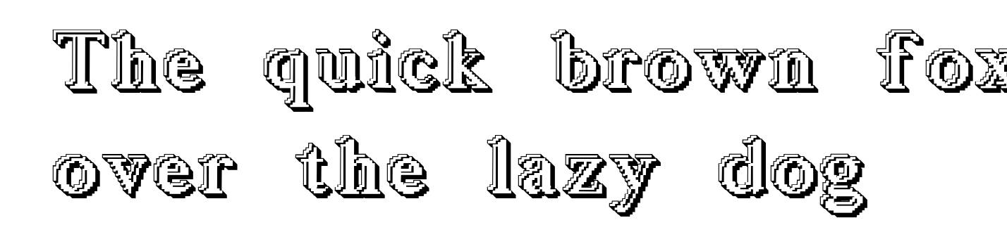 Blockstepped 3D
