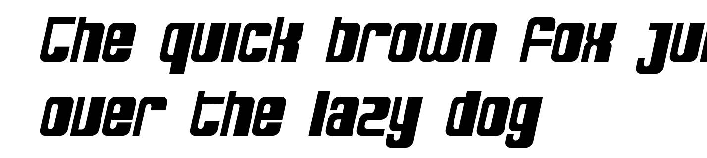 SF DecoTechno Bold Oblique