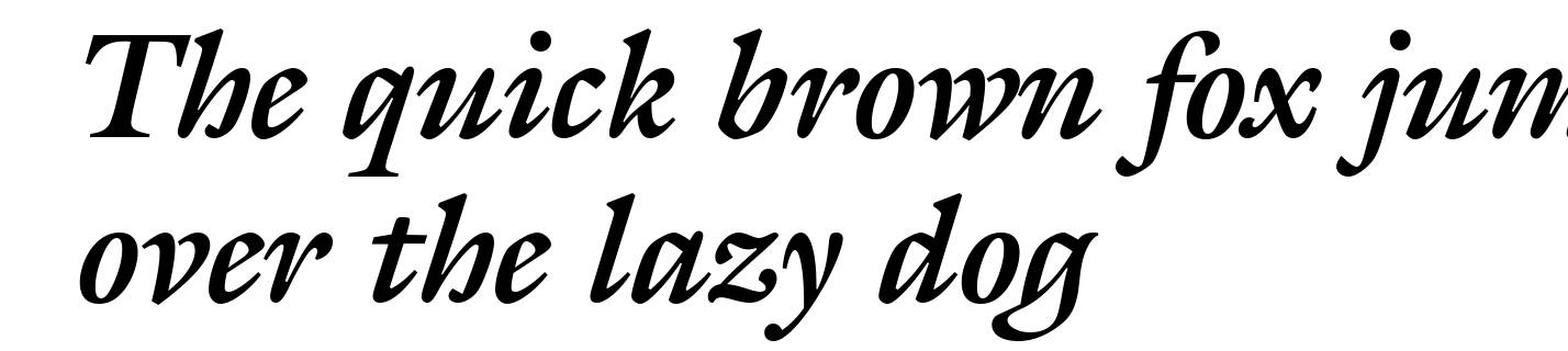 Galliard Bold Italic BT